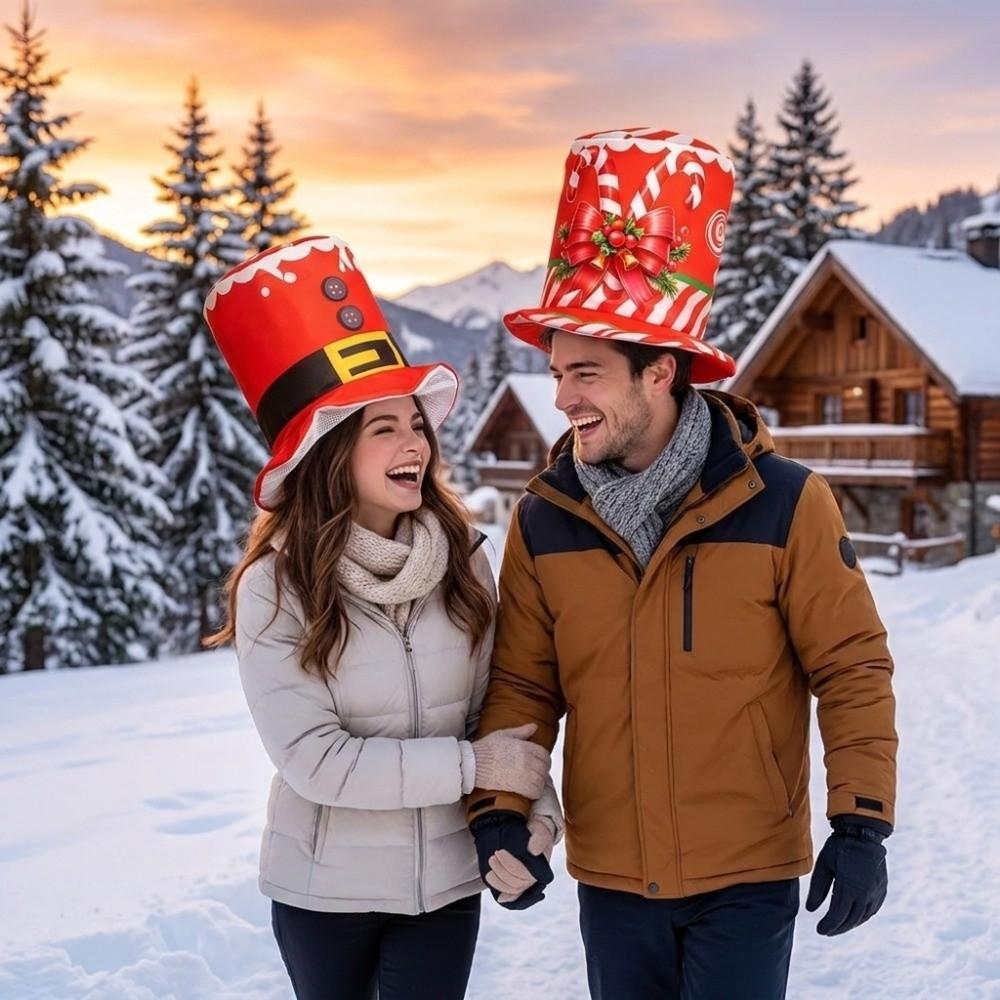 Funny Christmas Bucket Hats Soft Xmas Photo Hat Cute Holiday Hat  Holiday Party