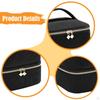 Nail Polish Storage Bag Carrying Case Dustproof Large with Handle Organizer Box for Lipstick Perfume