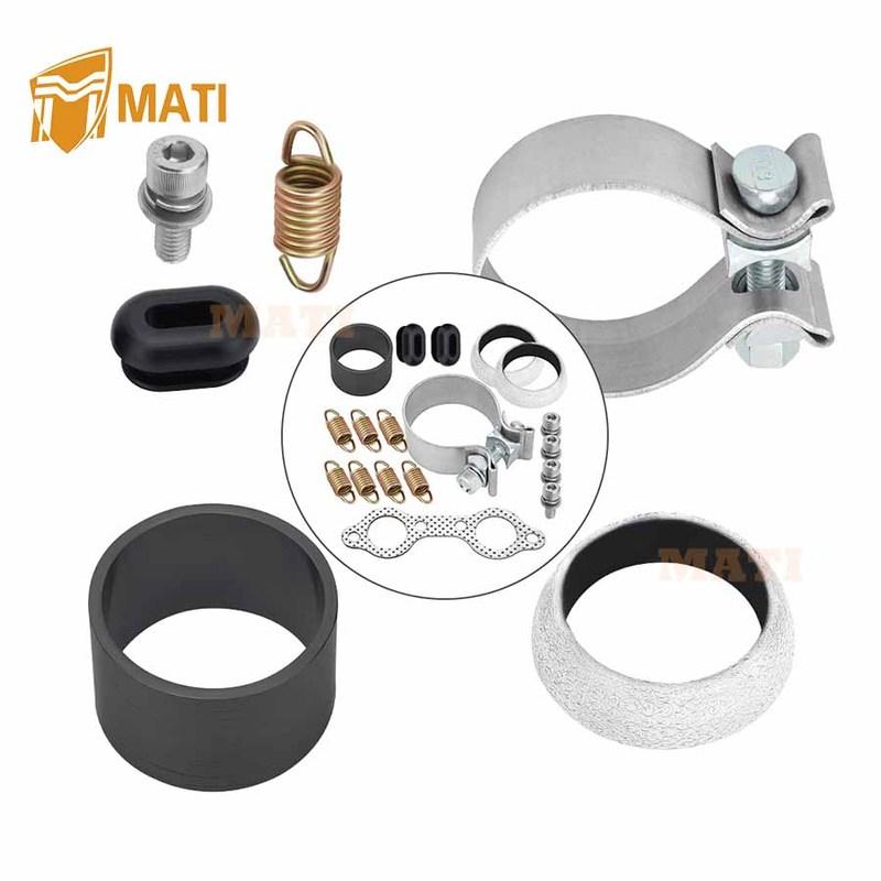 Exhaust Manifold Spring Gasket Rebuild Kit for Polaris RZR 800 2008-2011 RZR S 800 2009-2011 RZR 800 4 2010-2011 7081382 5250091