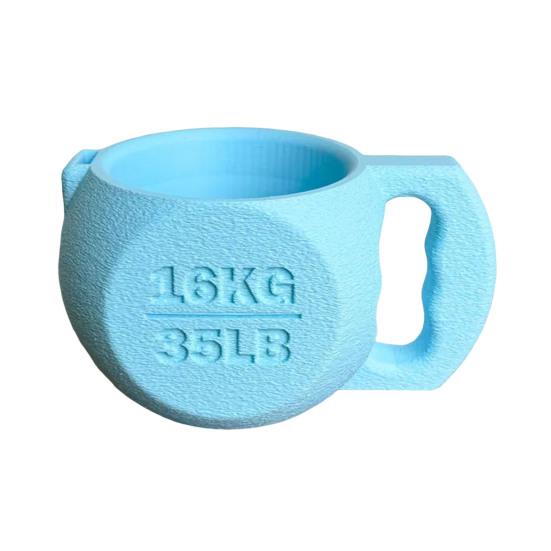 

Yousheng Kettlebell Shape Ice Cream Pint Holder with Spoon Slot Funny Non-slip Ice Cream Holder for 16oz Cans Novelty Gift for Fitness Lovers Ice A