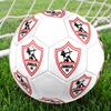 Zamalek SC Logo Size 5 Soccer Ball, Machine-Stitched PVC, Durable & High Bounce, All Ages Fit, Fan Merchandise, Matches & Outdoor Use.