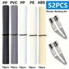 Plastic Welding Kit: 52pcs/Set, ABS PP PVC PE Plastic Welding Rods, Plastic Welding Gun Soldering Additions, Soldering Iron Tips – Car Bumper Repair