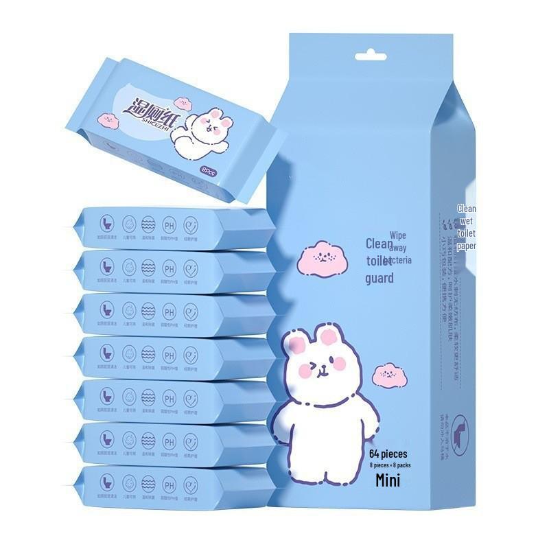 Gentle Formula Flushable Wet Wipes - Soft, Moisturizing, and Original Wood Pulp.