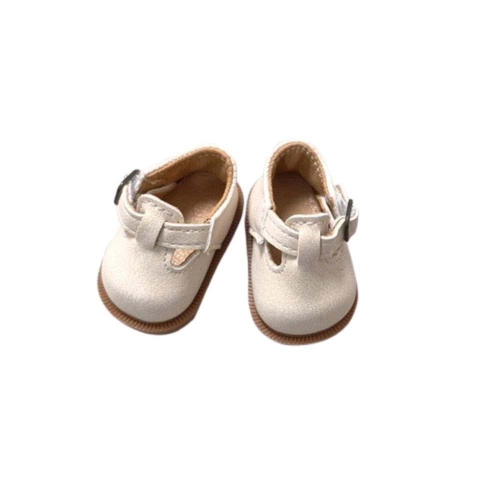 1pair Black Brown Doll Leather Shoes Boots Pretend Play Dolls Uniform Shoes Bjd Doll Shoe  For Penny