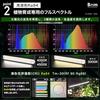 Official BRIM FLORA LED Grow Light [Japanese Brand] Dimmable Timer Clip-on Full Spectrum 26W 3000K (3 Heads, WH Warm White)