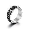 Adjustable Dragon Scale Mens Ring In Sterling Retro Vintage Style Unisex Finger Boyfriend Gift