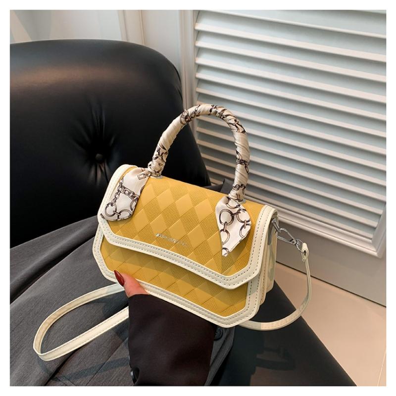 Simple Fashion Clash Handbag Cosmopolitan Lingerie Ladies Satchel Trendy Scarf Hundred Shoulder Crossbody Bag PU