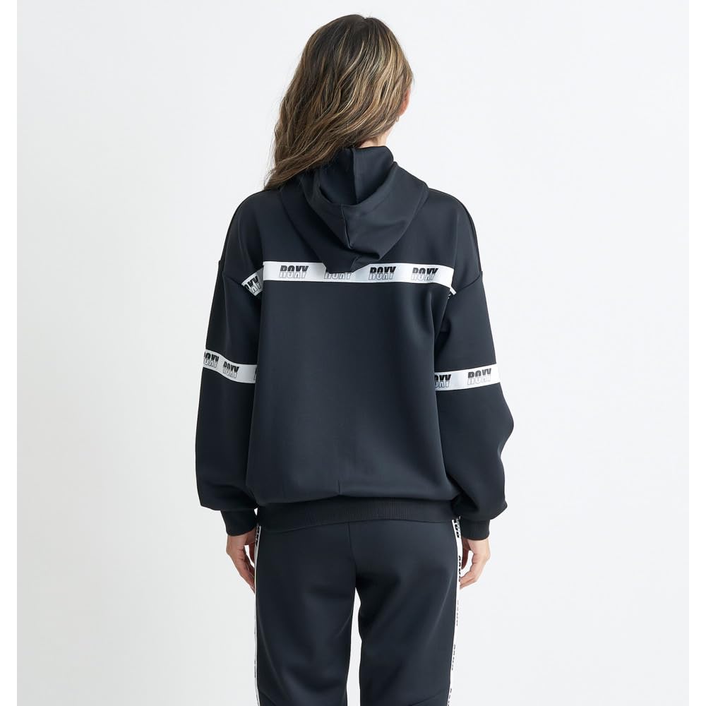 Roxy Zip Black Women's Quick-Drying UV-Cut Hoodie,