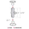 Mount RAM Plastic Arm Parts 3 Inches [RAM Series] (RAP-B-201U)