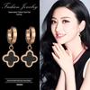 Korean Style Titanium Steel Dangle Earrings: Simple, Versatile, and Fashionable