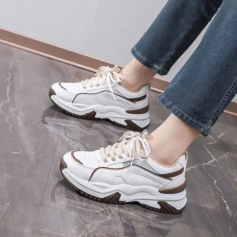 Fashion Desert Color Plataform Women's Summer Sneakers Training Vulcanization Red Shoes Womans Sport Pretty Temis Hyperbeast Play