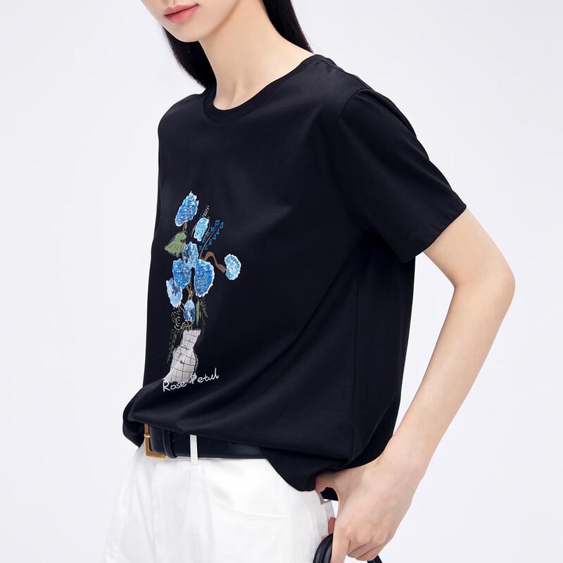 Women's Letter Print Loose Short Sleeve T-Shirt