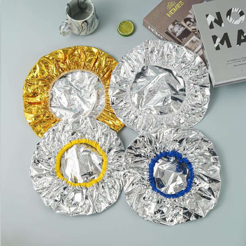 Aluminum Foil Thermal Salon Cap for Hairdressing, Perm, Oil Dye, Tin Foil Hair Mask, or Dyeing.