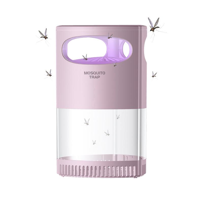 

USB-Powered Photocatalytic Mosquito Trap Lamp: Indoor/Outdoor Electric Mosquito Catcher with Suction Technology. персиковый/розовый