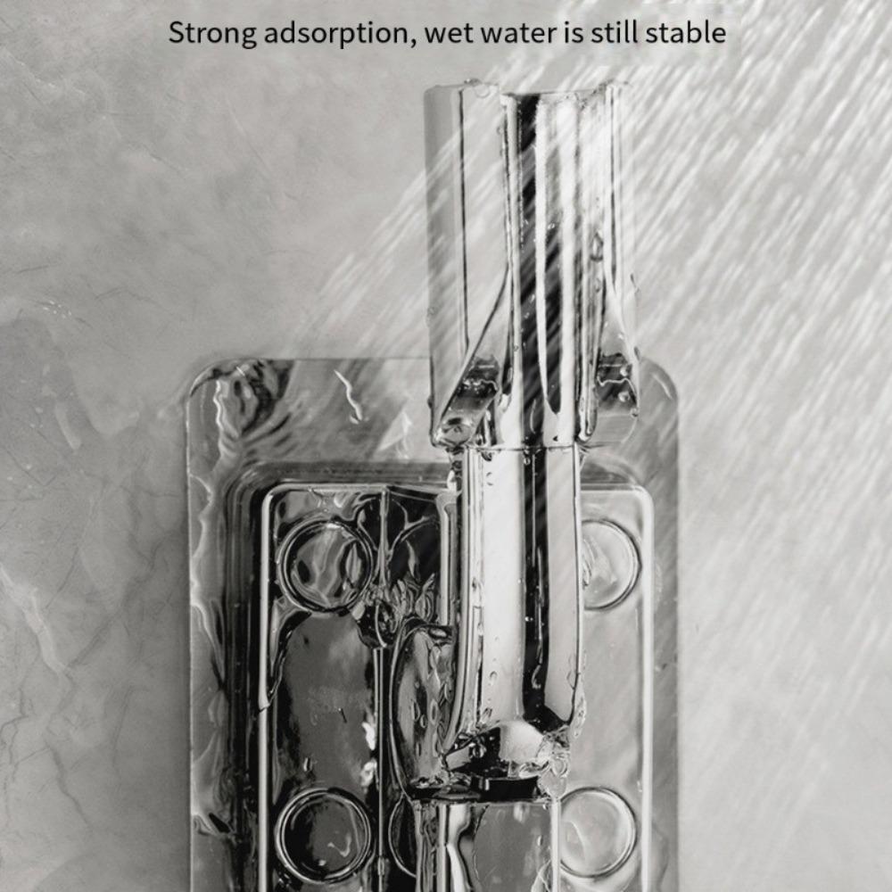 Multi-angle Adjustable Shower Head Holder Self-adhesive Bathroom Accessories Shower Bracket