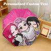8‑Rib Automatic Umbrella, Kpop Demon Hunters Design Foldable Umbrella for Sun Rain Protection Travel