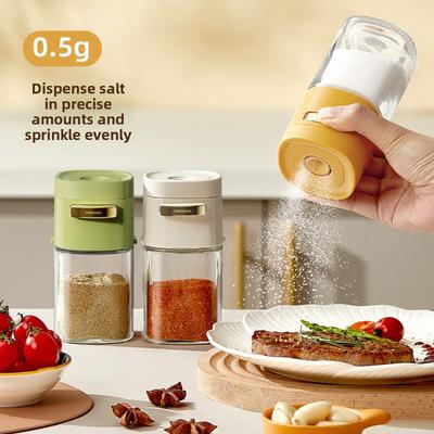 Quantitatives Salzgefäß, Gewürzflasche, Haushalt Küchen Salzstreuer, Gewürzbox, Gewürzgefäß-Set, Salzkontrollflasche