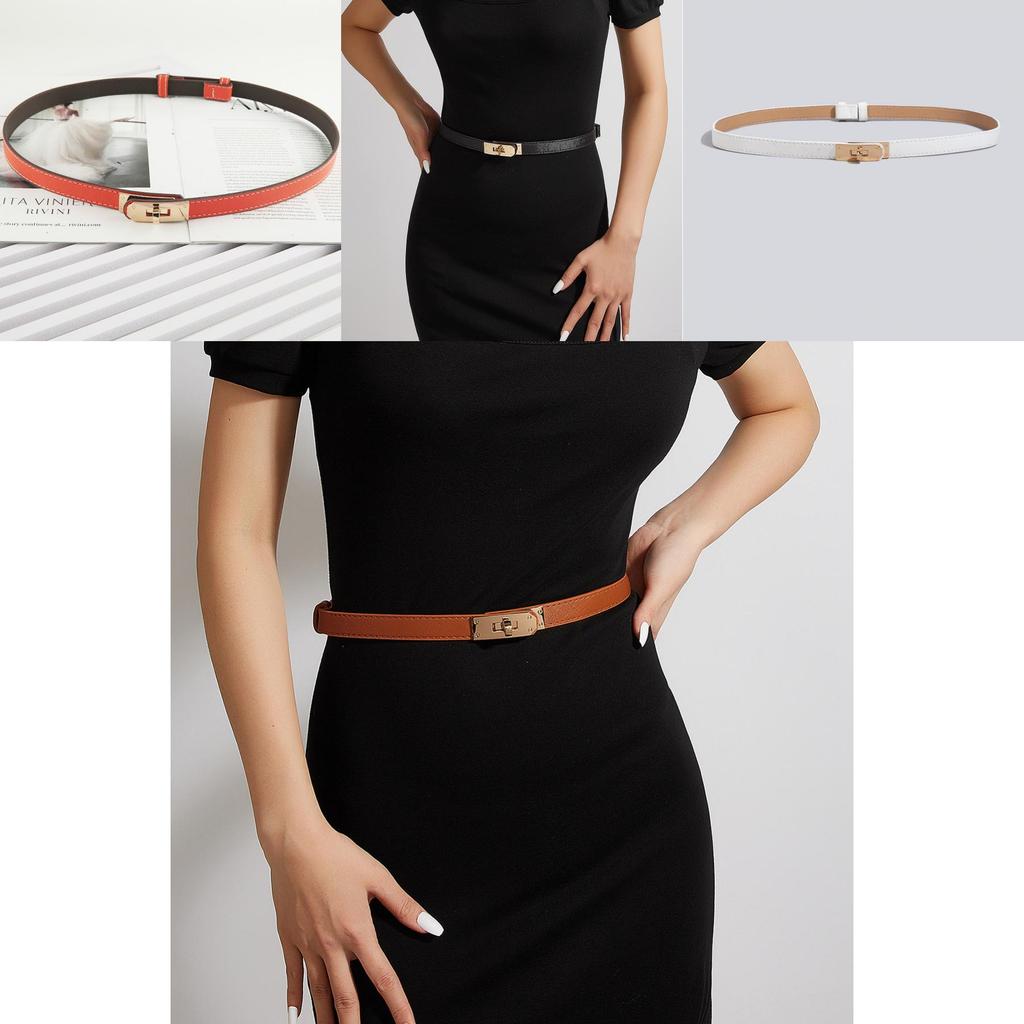 Premium Pu Material Irregular Shape Alloy Buckle Adjustable Waist Belt For Women