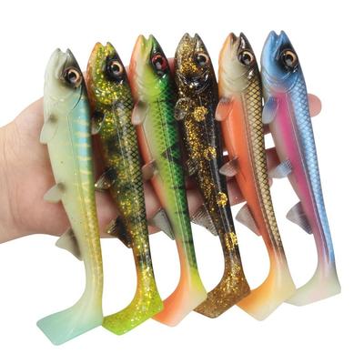 Silikon Balıkçılık Yumuşak Yemler 14cm 18cm Yapay Yemler Yeni Minnow Yemler Balıkçılık