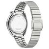 Citizen Classic Reissue Barrel-Shaped Dial Multifunction Chronograph Quartz Movement Stainless Steel Strap Men watches White AN3660-81A