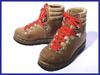 80s-90s? Vintage DACHSTEIN Leather Trekking Boots Vibram Sole Brown 38 / 23.5-24.0