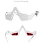 Red Light Eye Mask for Dark Circles, Portable Eye Massager with Vibration, USB Rechargeable FDA-CE, Gift for Women
