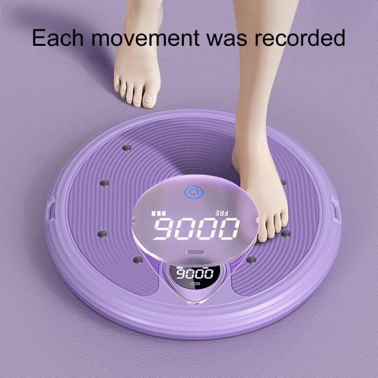 Digital Display Screen Smart Counting Foot Massage Function Strong Load Bearing Waist Twisting Disc Abdomen Twisting Machine Waist
