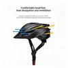 Casco da Bicicletta per Adulti, Casco Integrato per Mountain Bike e Bici da Strada con Visiera Rimovibile, Casco da Ciclismo Sicuro Leggero e Traspirante per Uomini e Donne