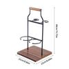 Hanging Wine Cabinet Display Stand Simple High Foot Glass Rack Hanging Glass Holder for Homes Kitchen Restaurant