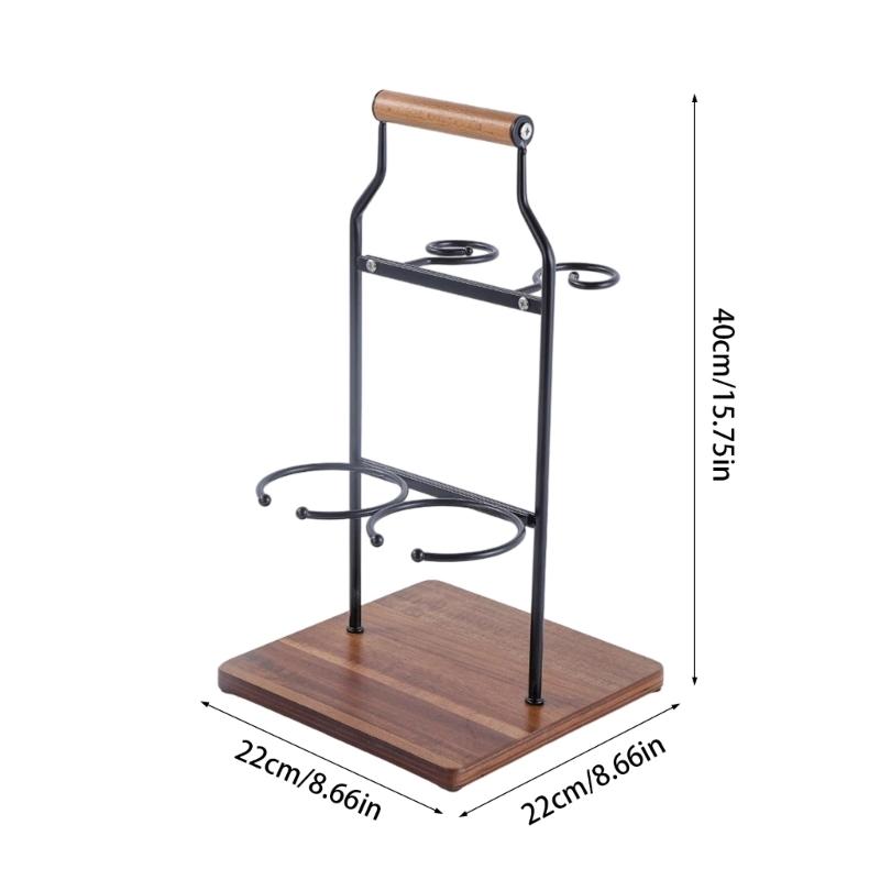 Hanging Wine Cabinet Display Stand Simple High Foot Glass Rack Hanging Glass Holder for Homes Kitchen Restaurant