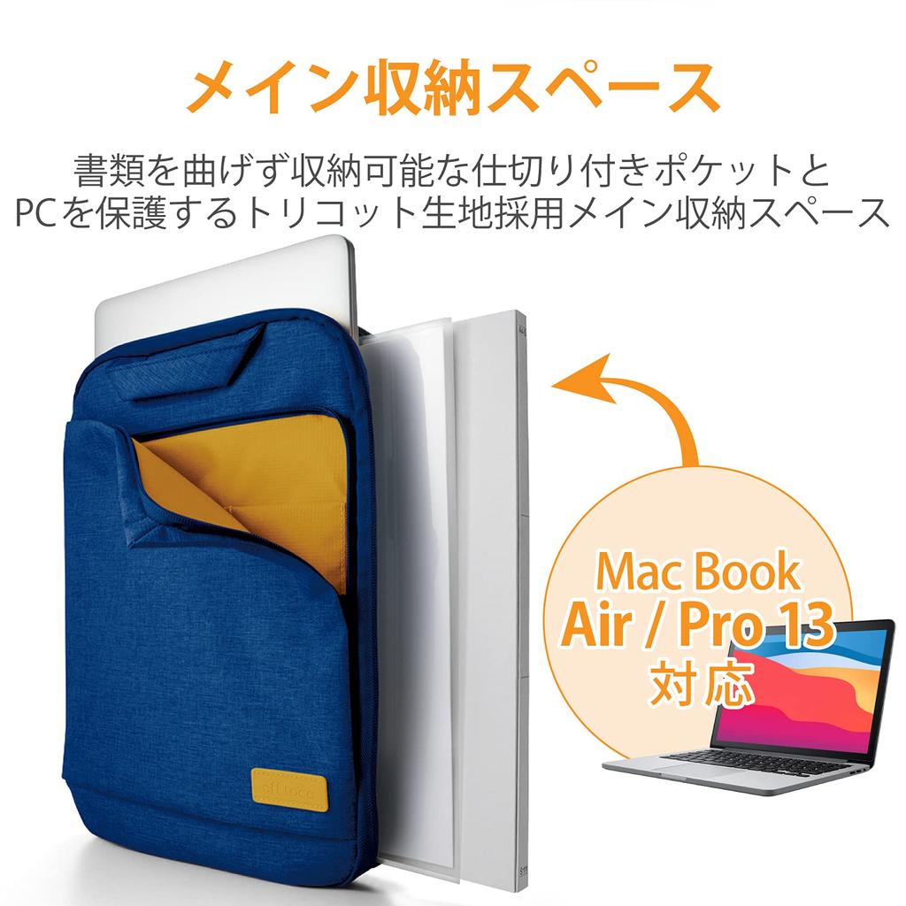 ELECOM Computer Case PC Case Inch MacBook Pro 13 Inch with 2020 Model 2019 with M1 Chip Model Released In November Case Vertical with Handle Off Toco