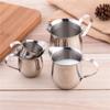 2/3/5/7 Oz Stainless Steel Milk Jug Small Capacity Cappuccino Milk Cream Cup  Cafe