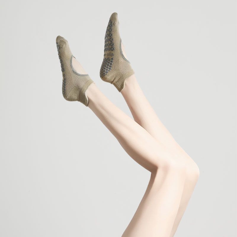 

Летние носки для йоги Профессиональные нескользящие носки Женские носки для пилатеса Носки для занятий спортом в помещении Фитнес-носки Танцевальные колготки Носки с пальцами Ice Cream Khakis [Yoga Teacher recommend]]