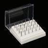 24 Holes Dental Burs Holder   Dental Diamond Burs Drill High Speed Block Box Dental Tool