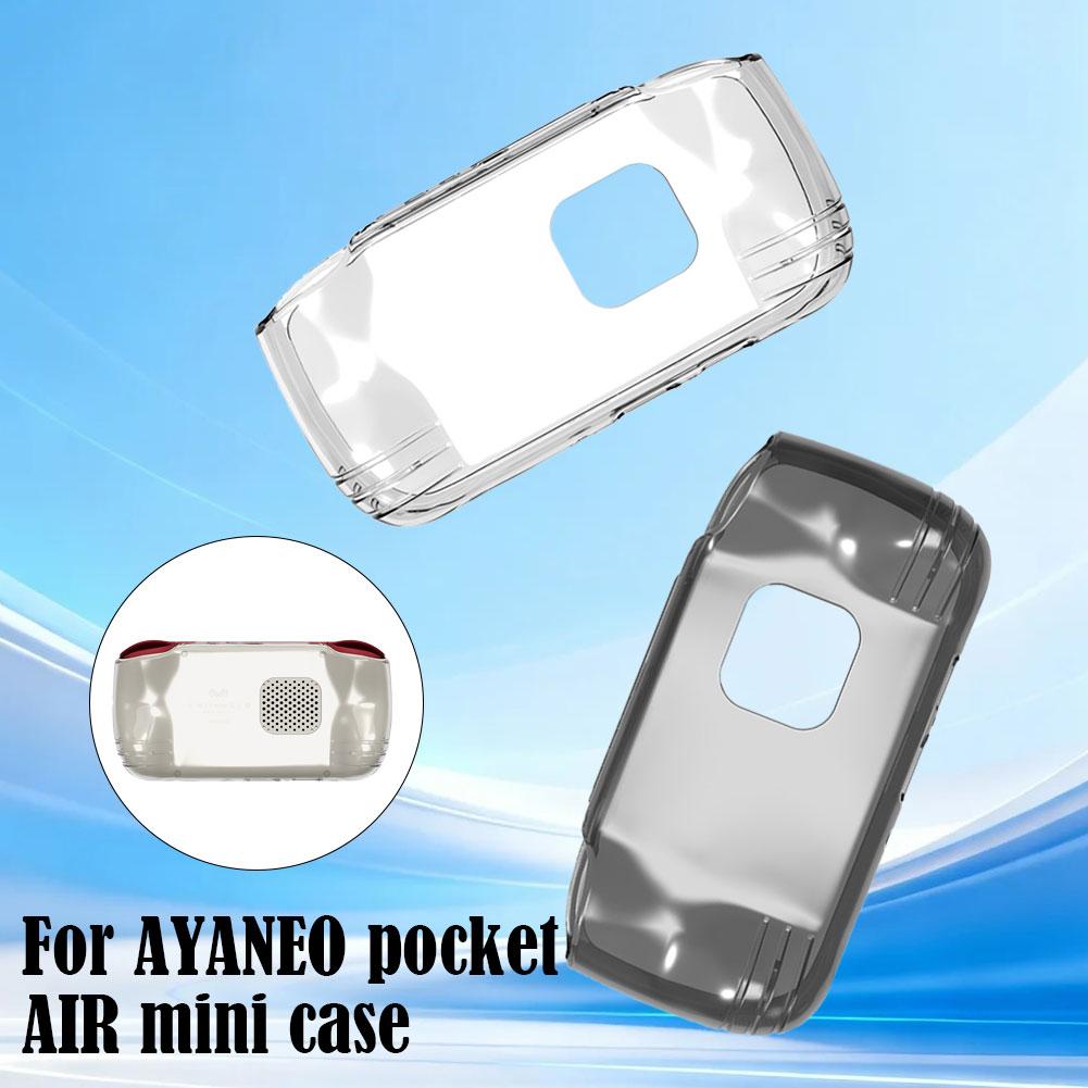 Clear TPU Protective Case For AYANEO Pocket AIR Mini Shockproof Anti-Scratch Slim Ergonomic Grip Design | Transparent/Translucen