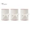 Baby Crib Bumper Pads 3 Pcs Bumper, Soft Cotton Breathable Sleep Barrier Child Safety Strip for Toddlers, Liner Edge Protector with Adjustable