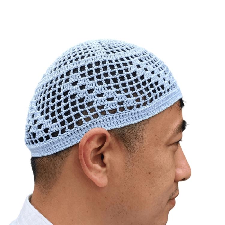 Premium Woven Jewish Skull Cover Practical Accessory for Religious Observances and Special Occasion
