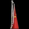 Wanxing Outdoor Stainless Steel Adjustable Flagpole with Windproof Chain