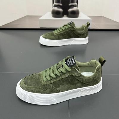 Zapatos Casuales de Ante para Hombre Moda Otoño Invierno Cabeza Redonda Con Cordones Planos Color Sólido Zapatos de Tabla de Moda Zapatillas Ligeras para Hombre