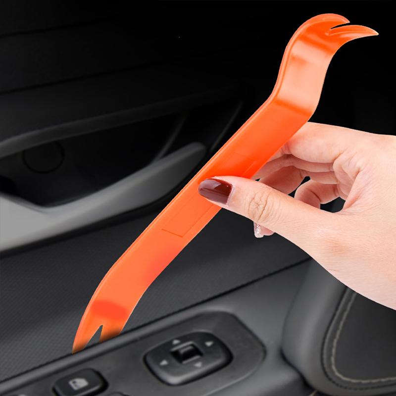 12 Stück Auto Verkleidungsentfernungswerkzeug Auto Panel Tür Audio Ausbauwerkzeugsatz Auto Clip Zange Befestigungselement Entferner Tasche