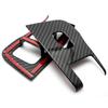 6x Car Decorative Cover Carbon Fiber Texture Door Window Switch Lift Button Frame Decorative Frame For Tesla Model 3 Y 2017-