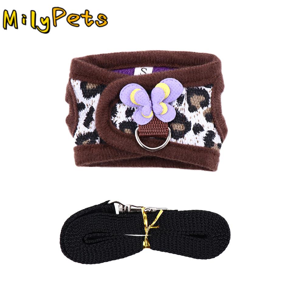 Traction Outdoor Walking Corset Clothes for Chinchilla Dutch Chest Strap Vest Leash Set Small Pet Products Harness  Leash -S-D