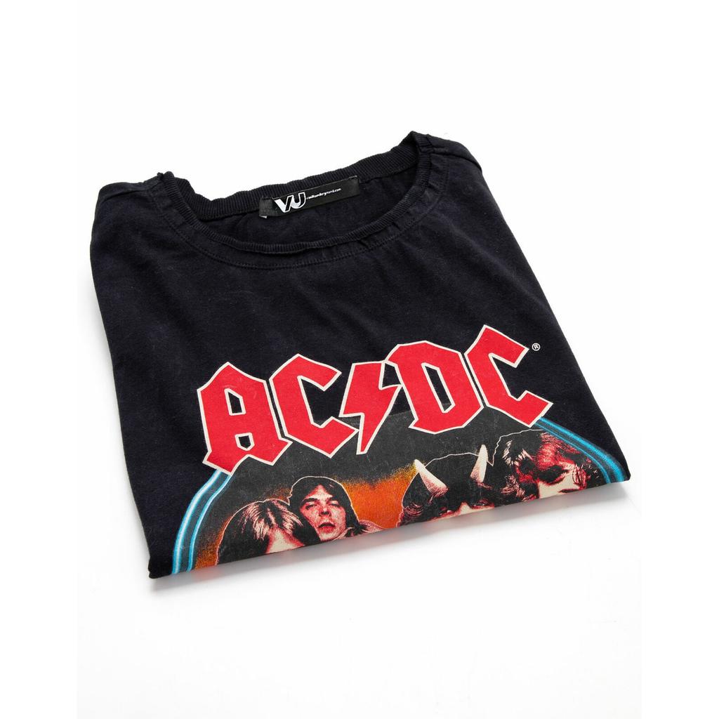 AC/DC Unisex Adult Highway To Hell Circle T-Shirt