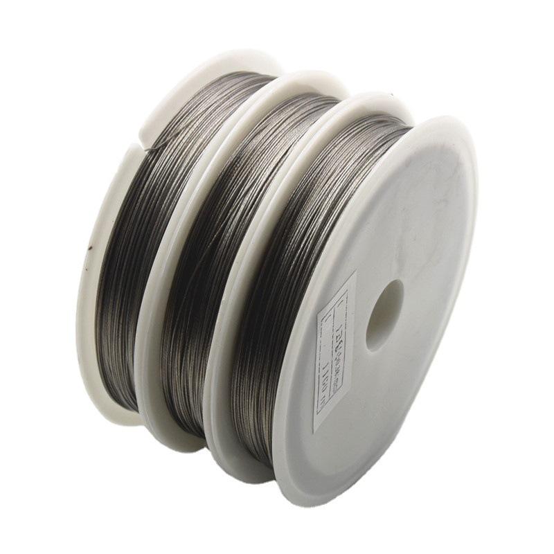 Inelastic Plastic-Coated Soft Steel Wire, Beaded Lead, Lead Pin, Fine Steel Wire Necklace, Steel Wire Bracelet Diy Accessories Material