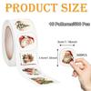 500 Pieces Christmas Stickers Holiday Envelope Ornaments Decor for Card