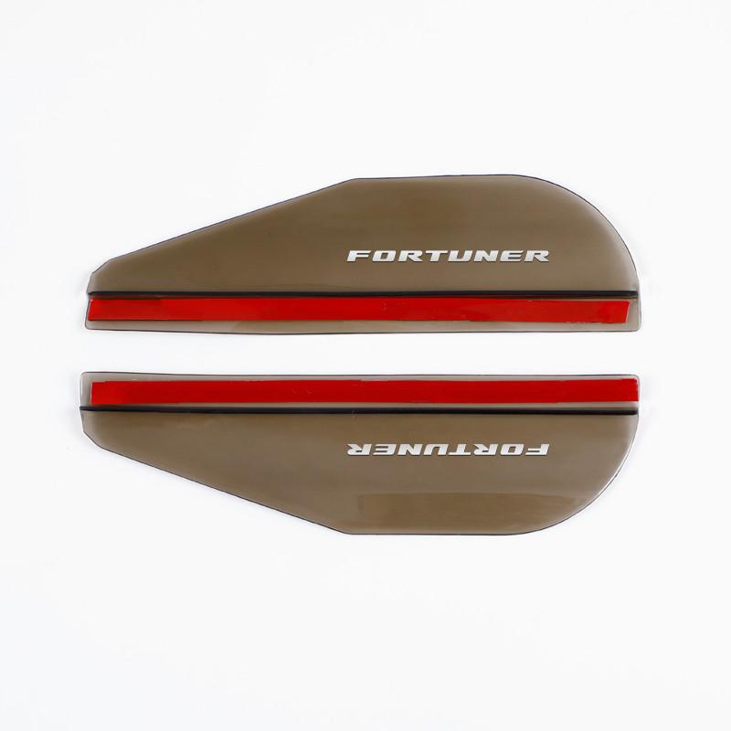 

keychain for Toyota Fortuner Car Rearview Mirror Rain Eyebrow Rain Shield Shade Protector Cover auto Accessories