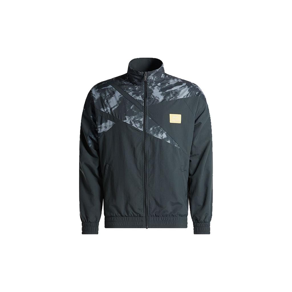 Reebok X NASA Collaboration Sports Casual Comfortable Stand Collar Jacket Unisex Jacket Gray 100207593