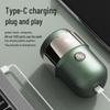 Mini Rechargeable Double-Head Waterproof Electric Shaver for Men - Portable Hair Remover for Travel