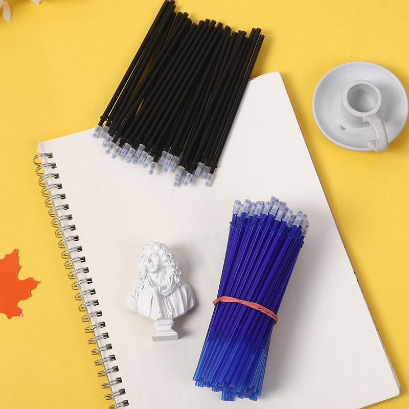 Magic Erasable 0.5mm Gel Pen Refill - Transparent Rod, Easy Erase, Blue/Black