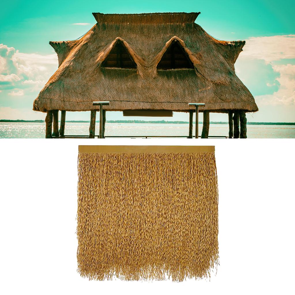 50x50cm Straw Roof Thatch DIY Crafts Good Toughness thatch roofing Synthetic Thatch Grass Roof for Garden Hut Fence Patio Beach